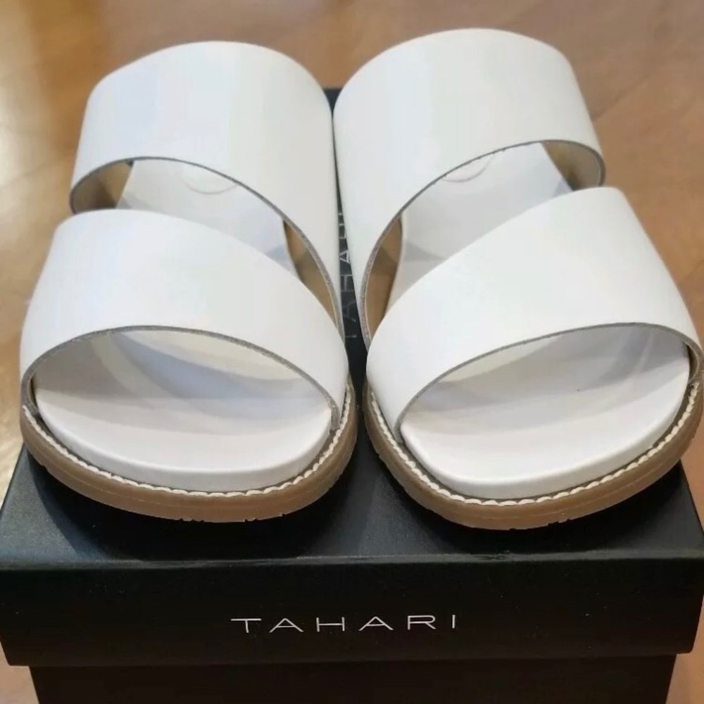 Tahari Mercer Sandals White